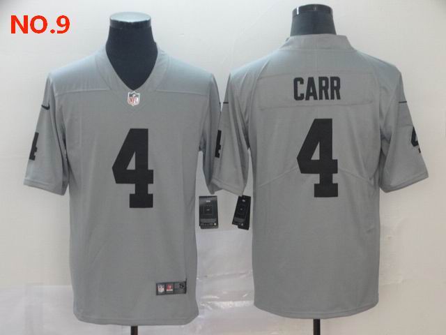 Men's Las Vegas Raiders 4 Derek Carr Jesey NO.9;